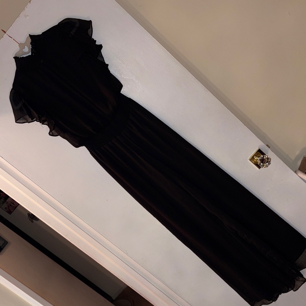 Chic Black Long Sleeve Jumpsuit